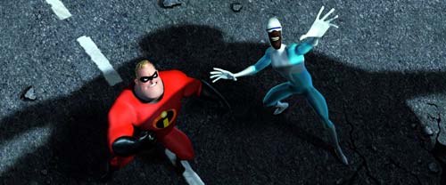 Mr. Incredible and Frozone