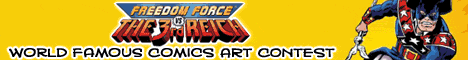 World Famous Comics Freedom Force vs The 3rd Reich Art Contest