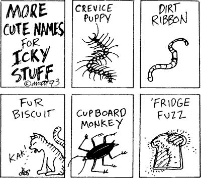 More Cute Names for Icky Stuff