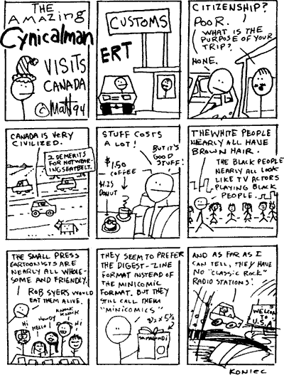 The Amazing Cynicalman Visits Canada