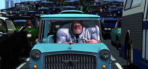 Bob in his car